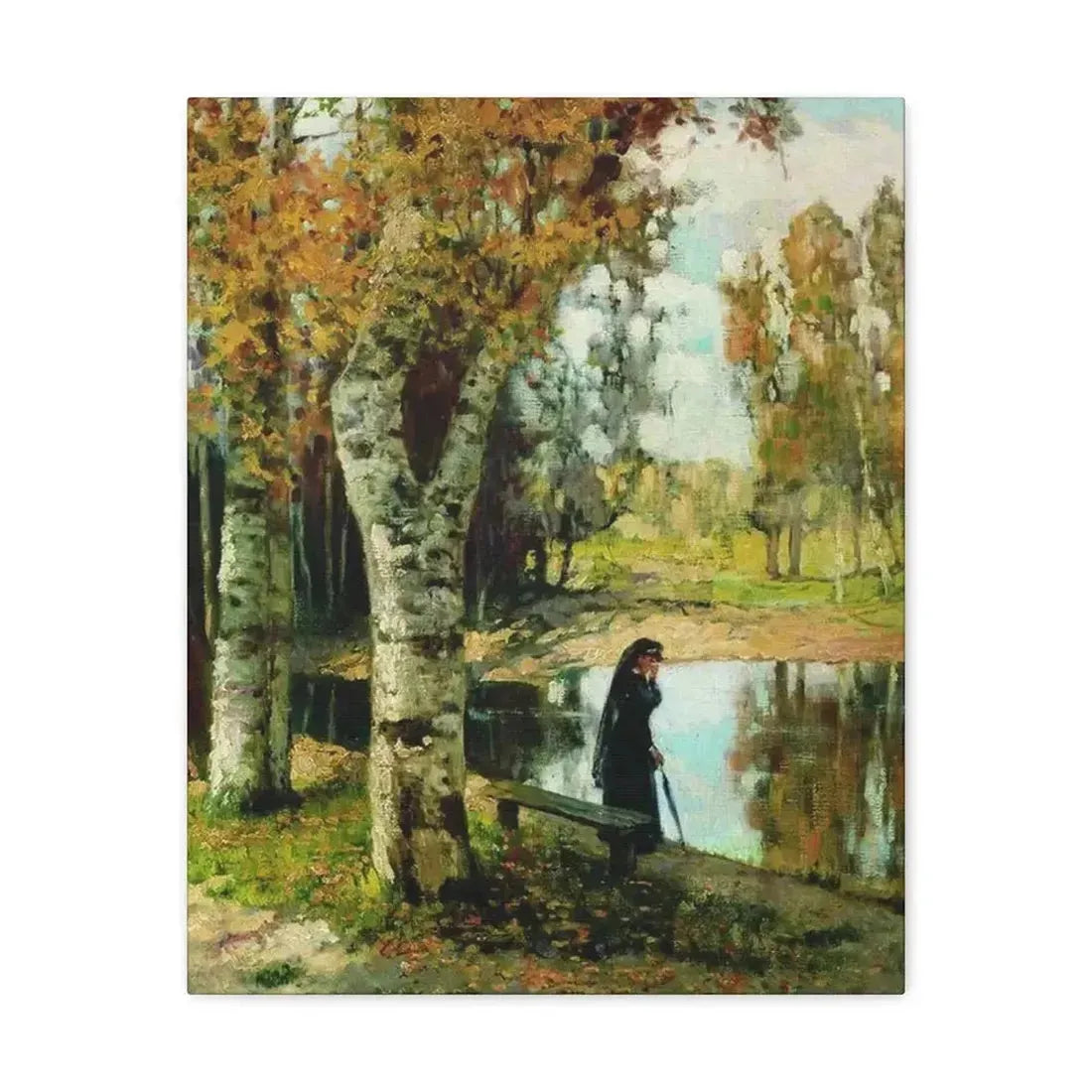 Konstantin Yakovlevich Kryzhitsky (1858-1911) Autumn - Canvas Wall Art - The Sticker Space