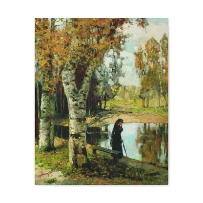 Konstantin Yakovlevich Kryzhitsky (1858-1911) Autumn - Canvas Wall Art - The Sticker Space