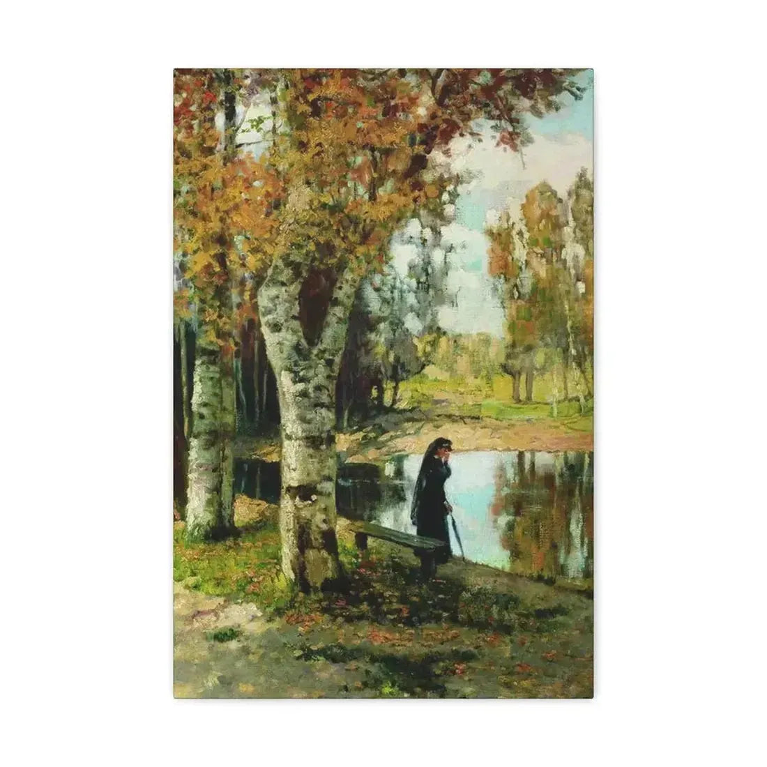 Konstantin Yakovlevich Kryzhitsky (1858-1911) Autumn - Canvas Wall Art - The Sticker Space