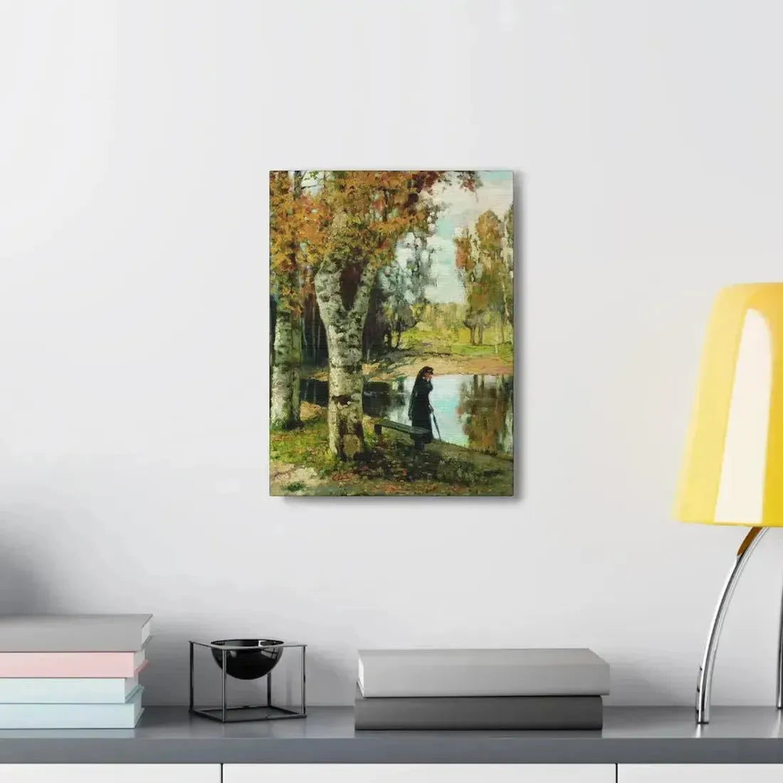 Konstantin Yakovlevich Kryzhitsky (1858-1911) Autumn - Canvas Wall Art - The Sticker Space