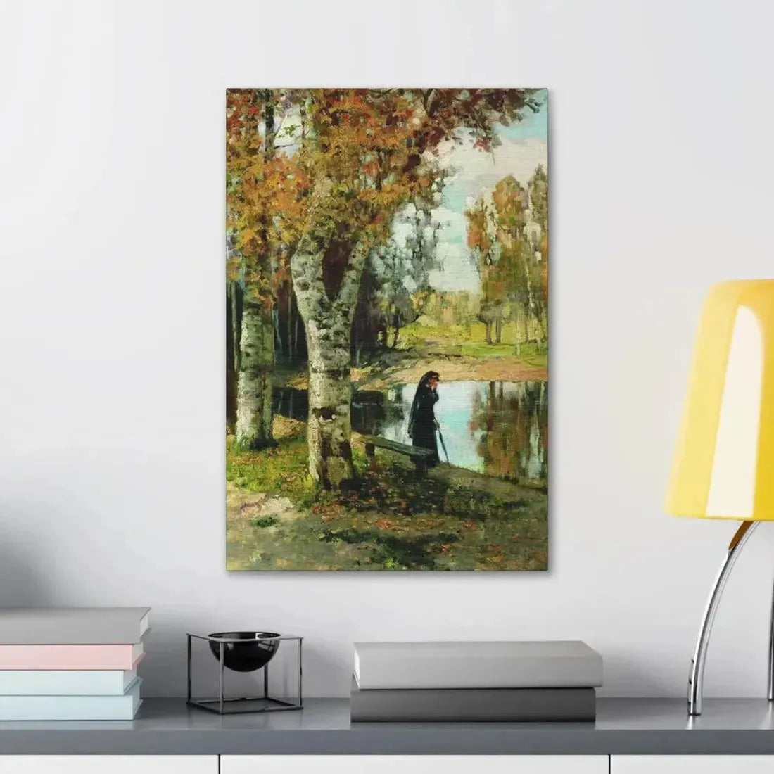 Konstantin Yakovlevich Kryzhitsky (1858-1911) Autumn - Canvas Wall Art - The Sticker Space