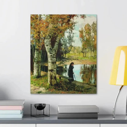 Konstantin Yakovlevich Kryzhitsky (1858-1911) Autumn - Canvas Wall Art - The Sticker Space