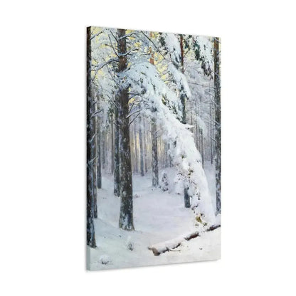 Konstantin Yakovlevich Kryzhitsky (1858-1911) Forest in Winter - Canvas Wall Art - The Sticker Space