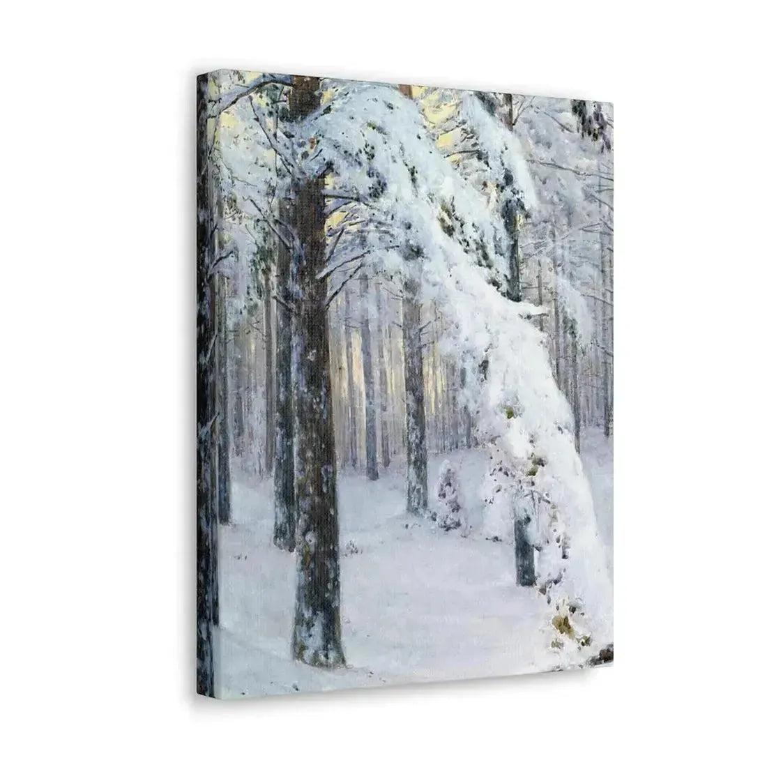 Konstantin Yakovlevich Kryzhitsky (1858-1911) Forest in Winter - Canvas Wall Art - The Sticker Space