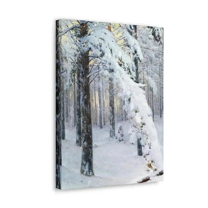 Konstantin Yakovlevich Kryzhitsky (1858-1911) Forest in Winter - Canvas Wall Art - The Sticker Space