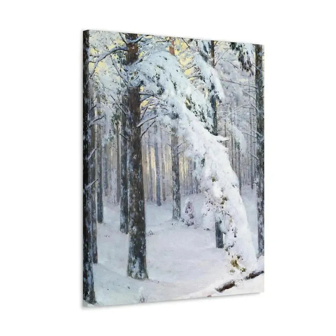 Konstantin Yakovlevich Kryzhitsky (1858-1911) Forest in Winter - Canvas Wall Art - The Sticker Space