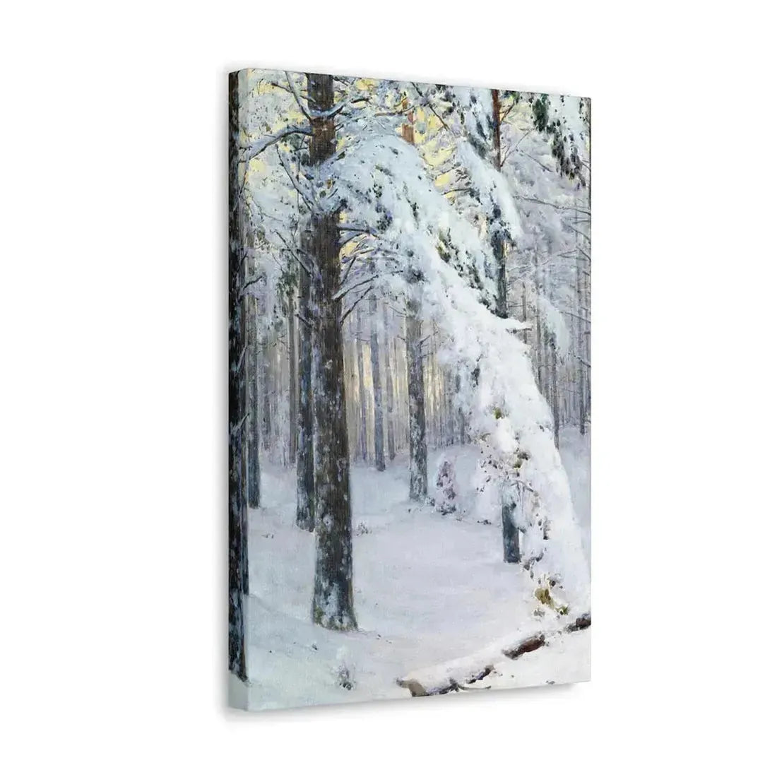 Konstantin Yakovlevich Kryzhitsky (1858-1911) Forest in Winter - Canvas Wall Art - The Sticker Space