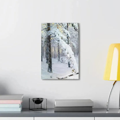 Konstantin Yakovlevich Kryzhitsky (1858-1911) Forest in Winter - Canvas Wall Art - The Sticker Space