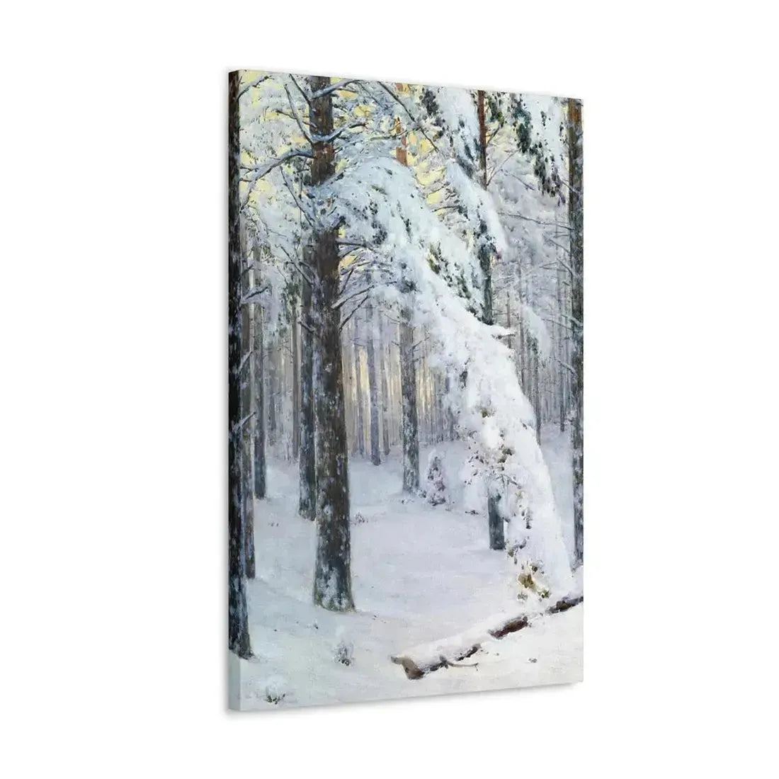 Konstantin Yakovlevich Kryzhitsky (1858-1911) Forest in Winter - Canvas Wall Art - The Sticker Space
