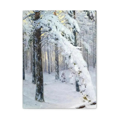 Konstantin Yakovlevich Kryzhitsky (1858-1911) Forest in Winter - Canvas Wall Art - The Sticker Space