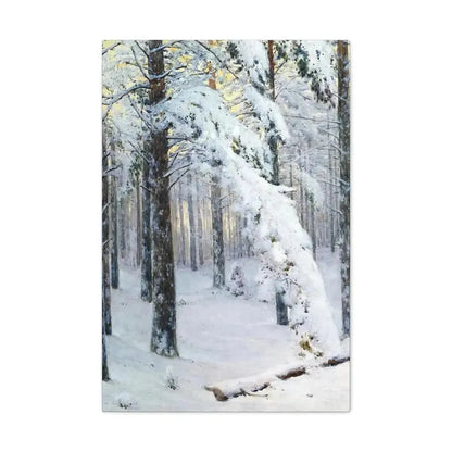 Konstantin Yakovlevich Kryzhitsky (1858-1911) Forest in Winter - Canvas Wall Art - The Sticker Space