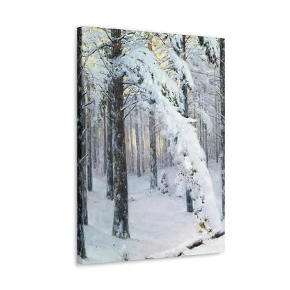 Konstantin Yakovlevich Kryzhitsky (1858-1911) Forest in Winter - Canvas Wall Art - The Sticker Space