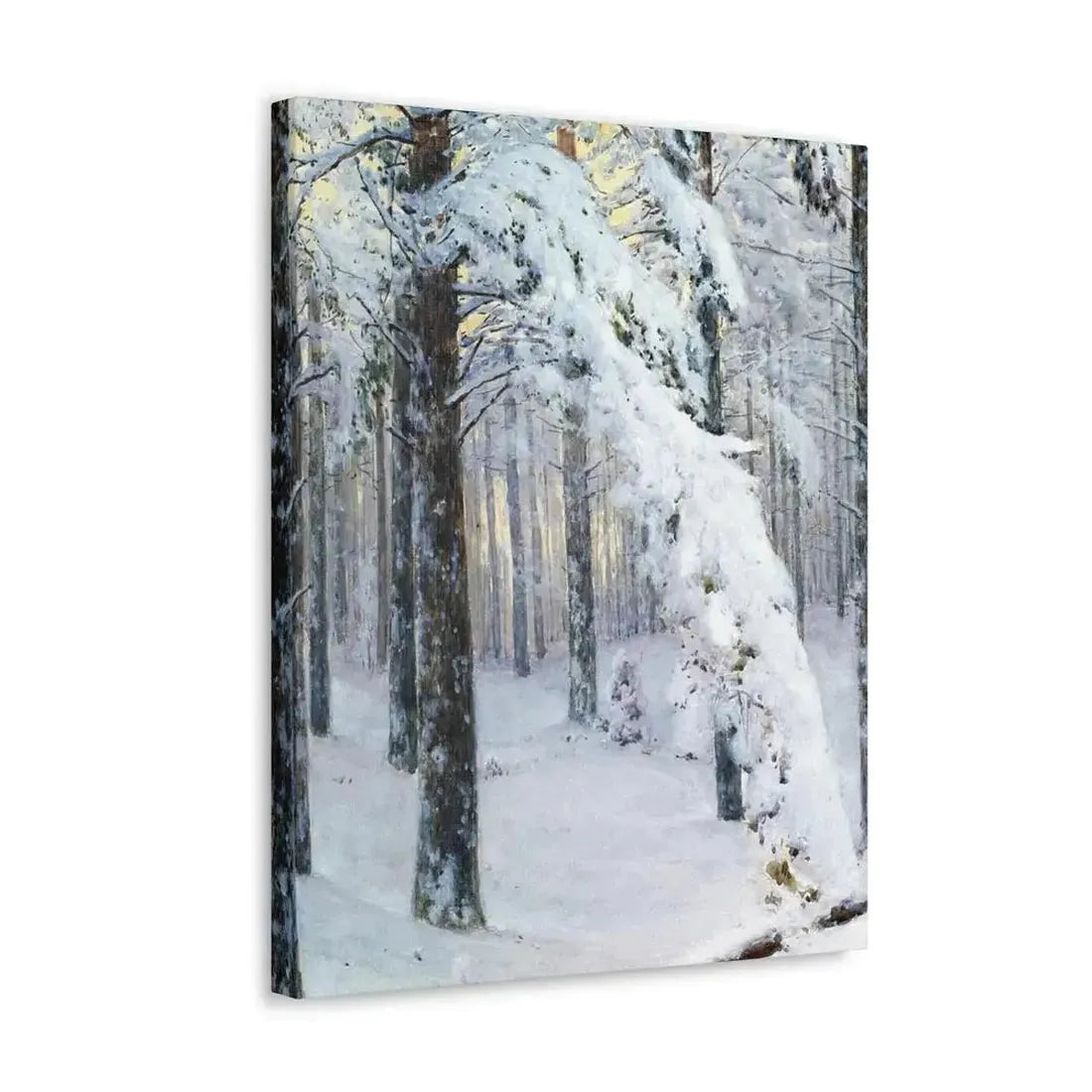 Konstantin Yakovlevich Kryzhitsky (1858-1911) Forest in Winter - Canvas Wall Art - The Sticker Space