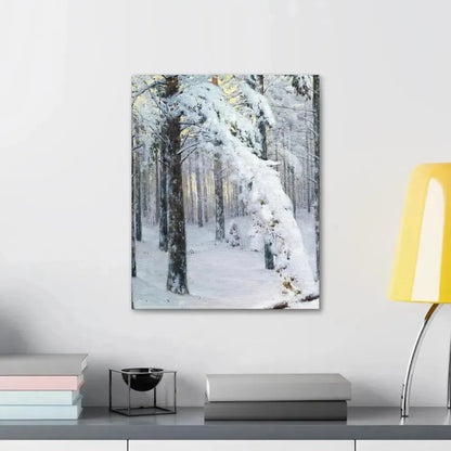 Konstantin Yakovlevich Kryzhitsky (1858-1911) Forest in Winter - Canvas Wall Art - The Sticker Space