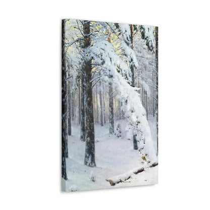 Konstantin Yakovlevich Kryzhitsky (1858-1911) Forest in Winter - Canvas Wall Art - The Sticker Space