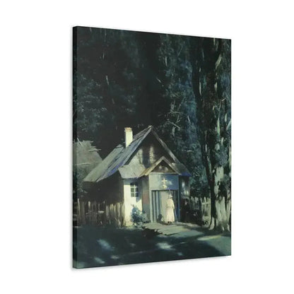 Konstantin Yakovlevich Kryzhitsky (1858-1911) Skeet on a Moonlit Night - Canvas Wall Art - The Sticker Space