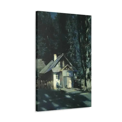 Konstantin Yakovlevich Kryzhitsky (1858-1911) Skeet on a Moonlit Night - Canvas Wall Art - The Sticker Space