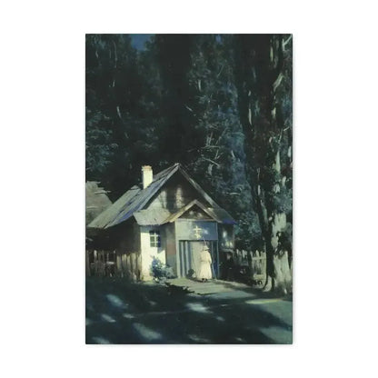 Konstantin Yakovlevich Kryzhitsky (1858-1911) Skeet on a Moonlit Night - Canvas Wall Art - The Sticker Space