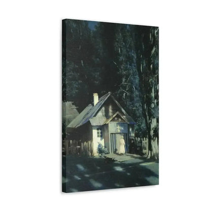 Konstantin Yakovlevich Kryzhitsky (1858-1911) Skeet on a Moonlit Night - Canvas Wall Art - The Sticker Space