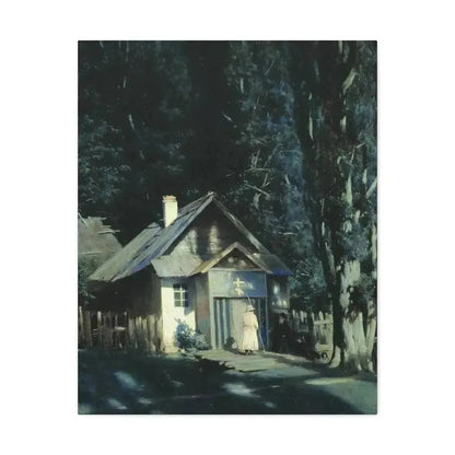 Konstantin Yakovlevich Kryzhitsky (1858-1911) Skeet on a Moonlit Night - Canvas Wall Art - The Sticker Space