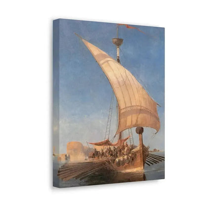 Konstantinos Volanakis (1837-1907) Argo - Canvas Wall Art - The Sticker Space