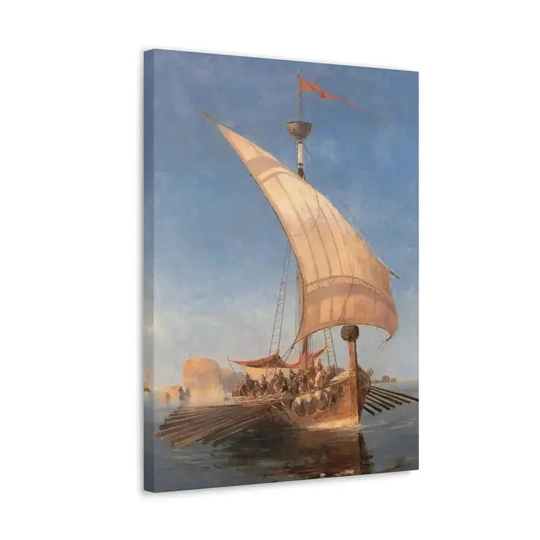 Konstantinos Volanakis (1837-1907) Argo - Canvas Wall Art - The Sticker Space