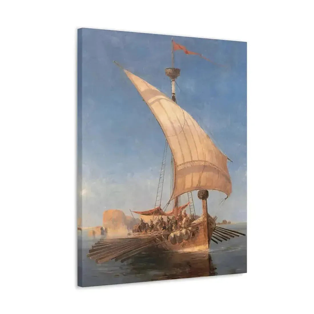 Konstantinos Volanakis (1837-1907) Argo - Canvas Wall Art - The Sticker Space