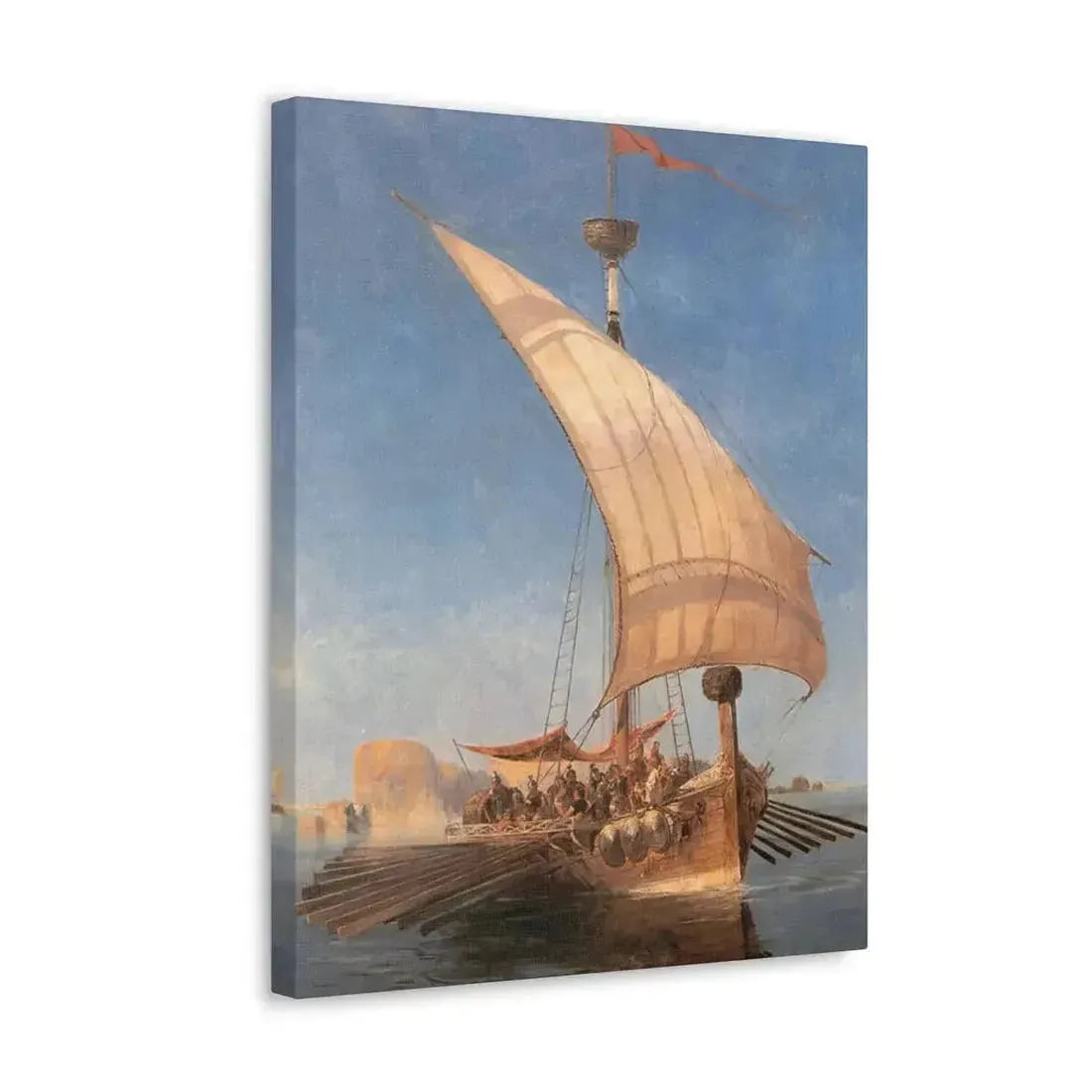 Konstantinos Volanakis (1837-1907) Argo - Canvas Wall Art - The Sticker Space