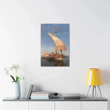 Konstantinos Volanakis (1837-1907) Argo - Canvas Wall Art - The Sticker Space