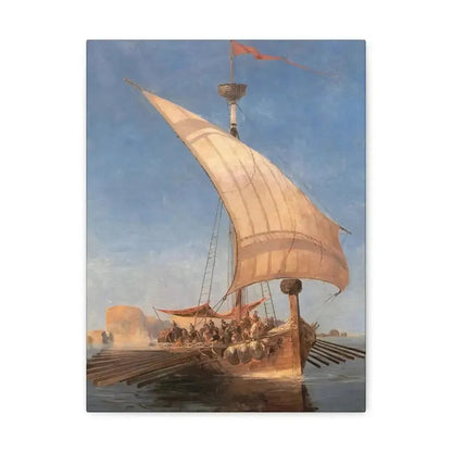 Konstantinos Volanakis (1837-1907) Argo - Canvas Wall Art - The Sticker Space