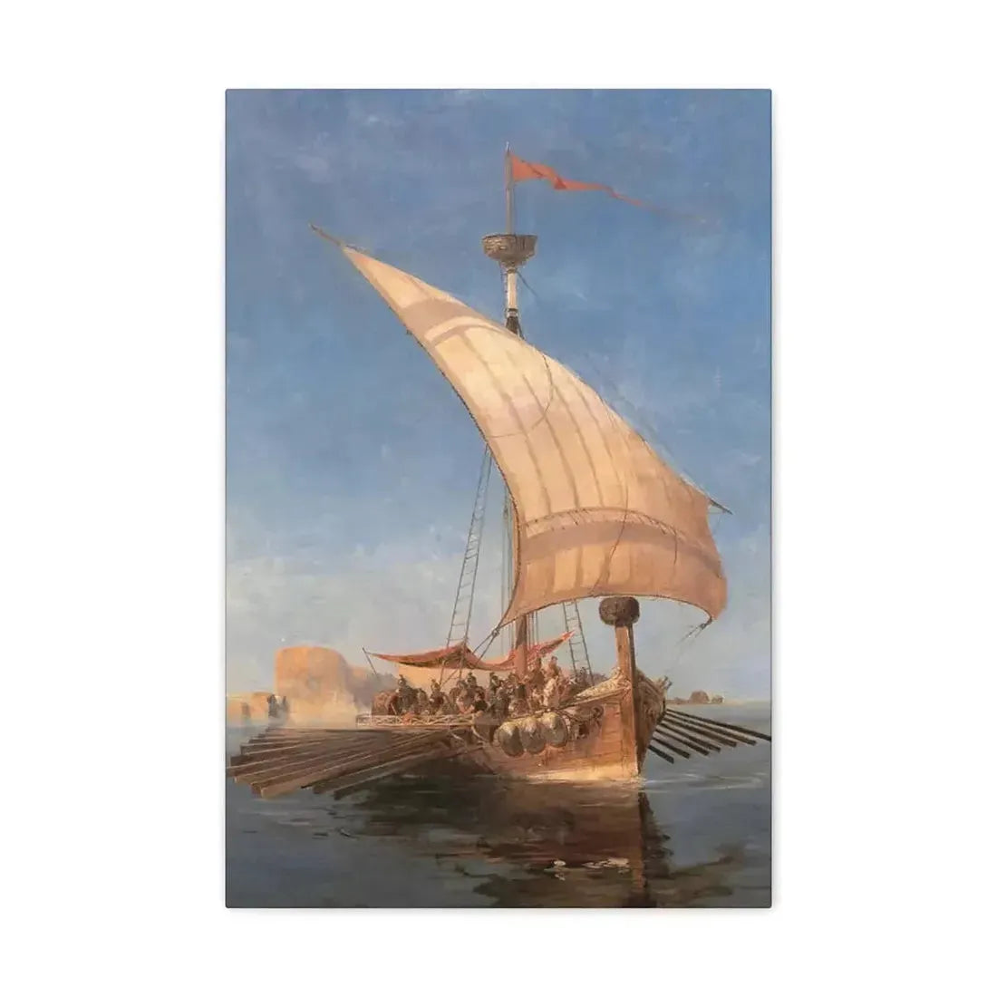 Konstantinos Volanakis (1837-1907) Argo - Canvas Wall Art - The Sticker Space