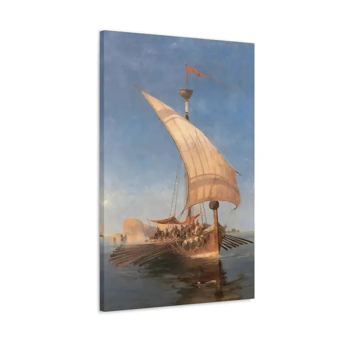 Konstantinos Volanakis (1837-1907) Argo - Canvas Wall Art - The Sticker Space