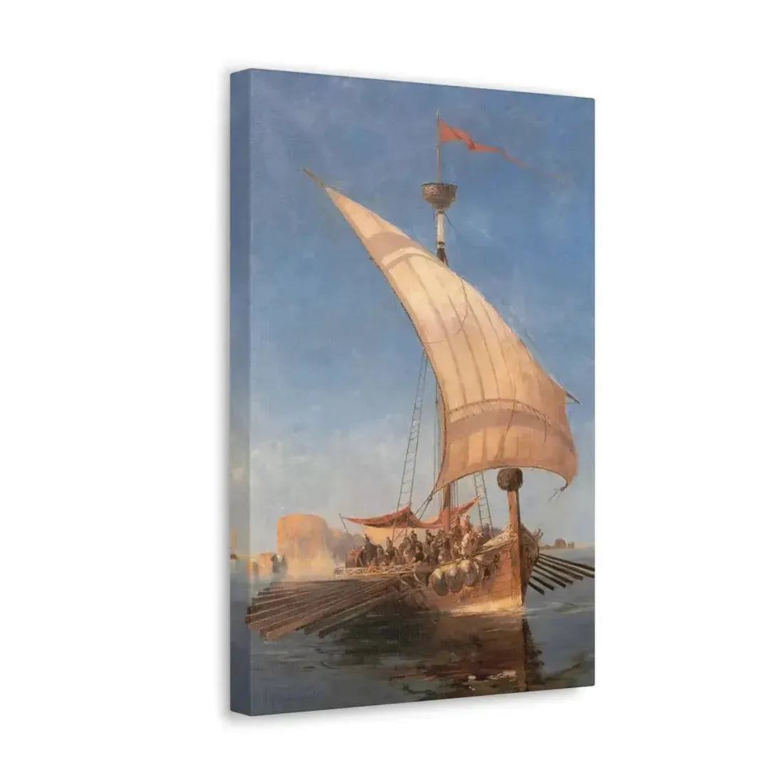 Konstantinos Volanakis (1837-1907) Argo - Canvas Wall Art - The Sticker Space