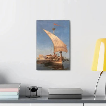 Konstantinos Volanakis (1837-1907) Argo - Canvas Wall Art - The Sticker Space