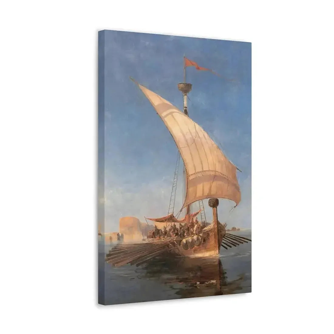 Konstantinos Volanakis (1837-1907) Argo - Canvas Wall Art - The Sticker Space