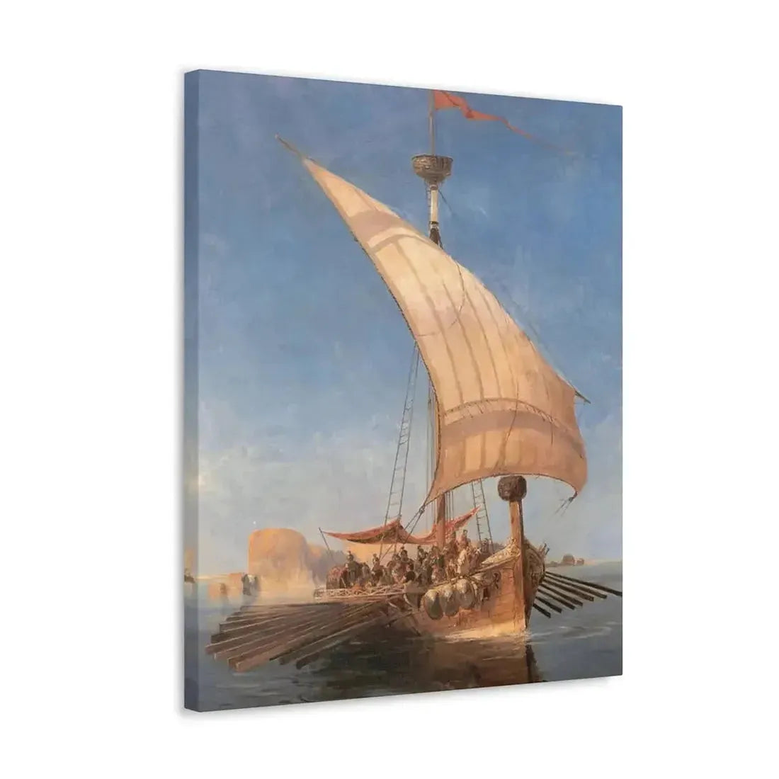 Konstantinos Volanakis (1837-1907) Argo - Canvas Wall Art - The Sticker Space