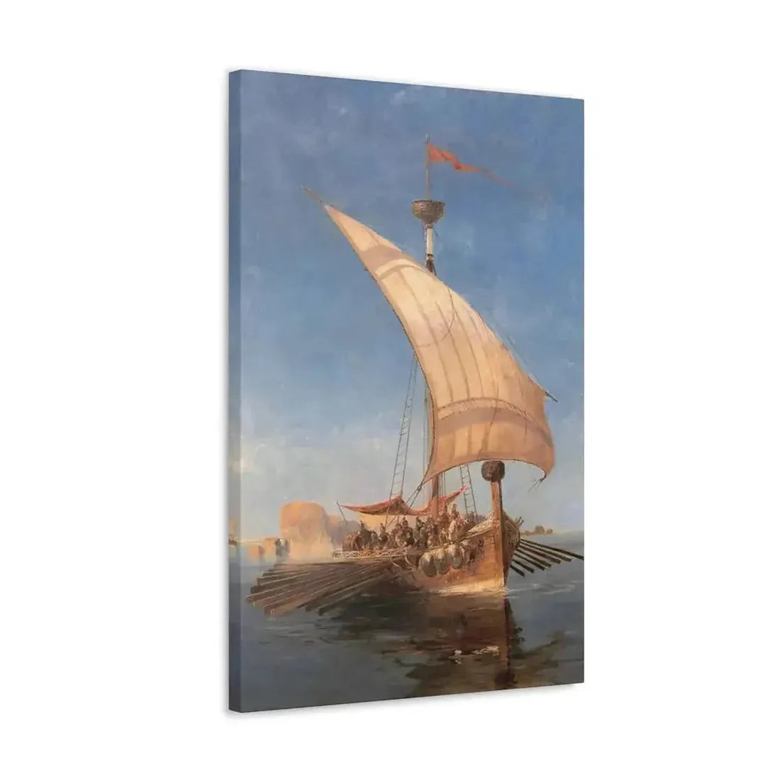 Konstantinos Volanakis (1837-1907) Argo - Canvas Wall Art - The Sticker Space