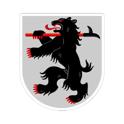 Kontiolahti.vaakuna (Finland) (Coat of Arms) STICKER Vinyl Kiss-Cut Decal 6 Inch White - The Sticker Space