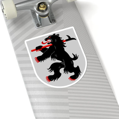 Kontiolahti.vaakuna (Finland) (Coat of Arms) STICKER Vinyl Kiss-Cut Decal - The Sticker Space