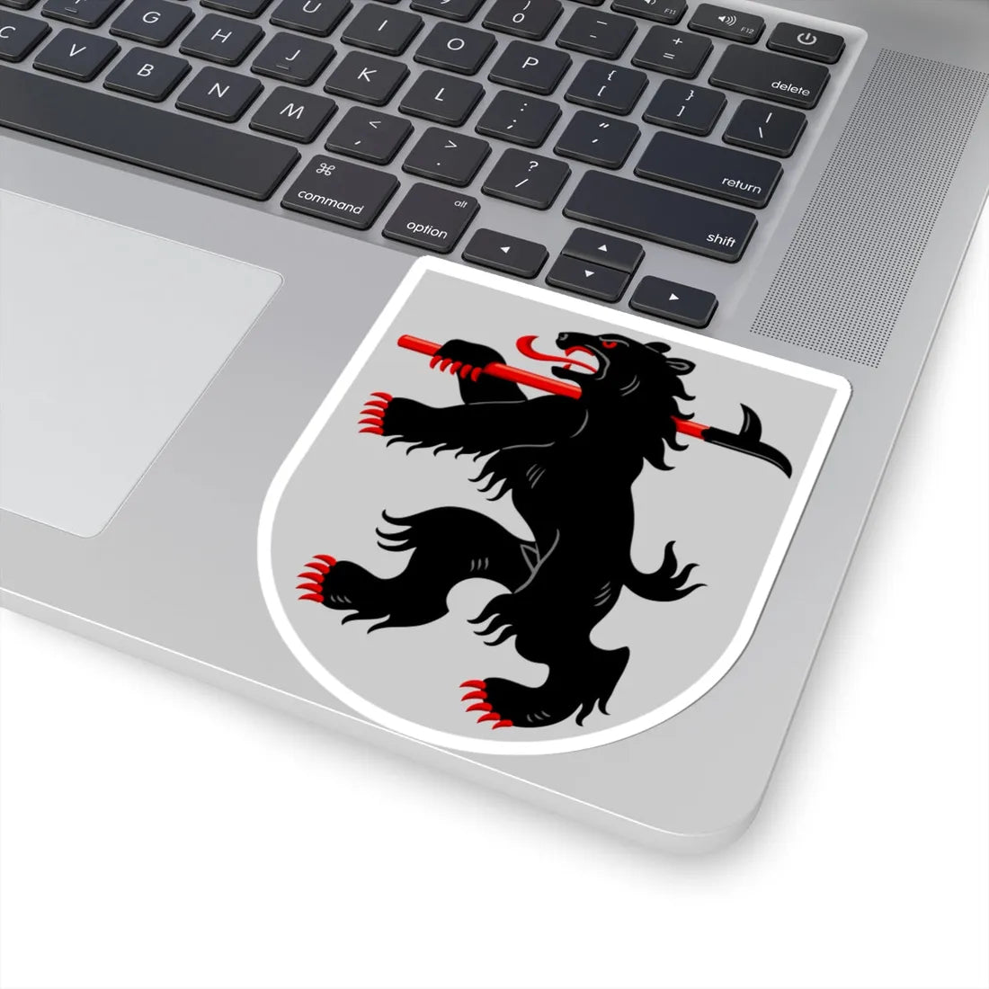 Kontiolahti.vaakuna (Finland) (Coat of Arms) STICKER Vinyl Kiss-Cut Decal - The Sticker Space