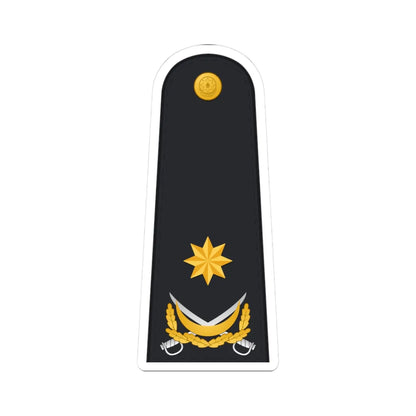 Kontr admiral AzHDQ (Azerbaijan) (Military Rank) STICKER Vinyl Kiss-Cut Decal 3 Inch White - The Sticker Space