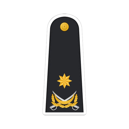 Kontr admiral AzHDQ (Azerbaijan) (Military Rank) STICKER Vinyl Kiss-Cut Decal 6 Inch White - The Sticker Space