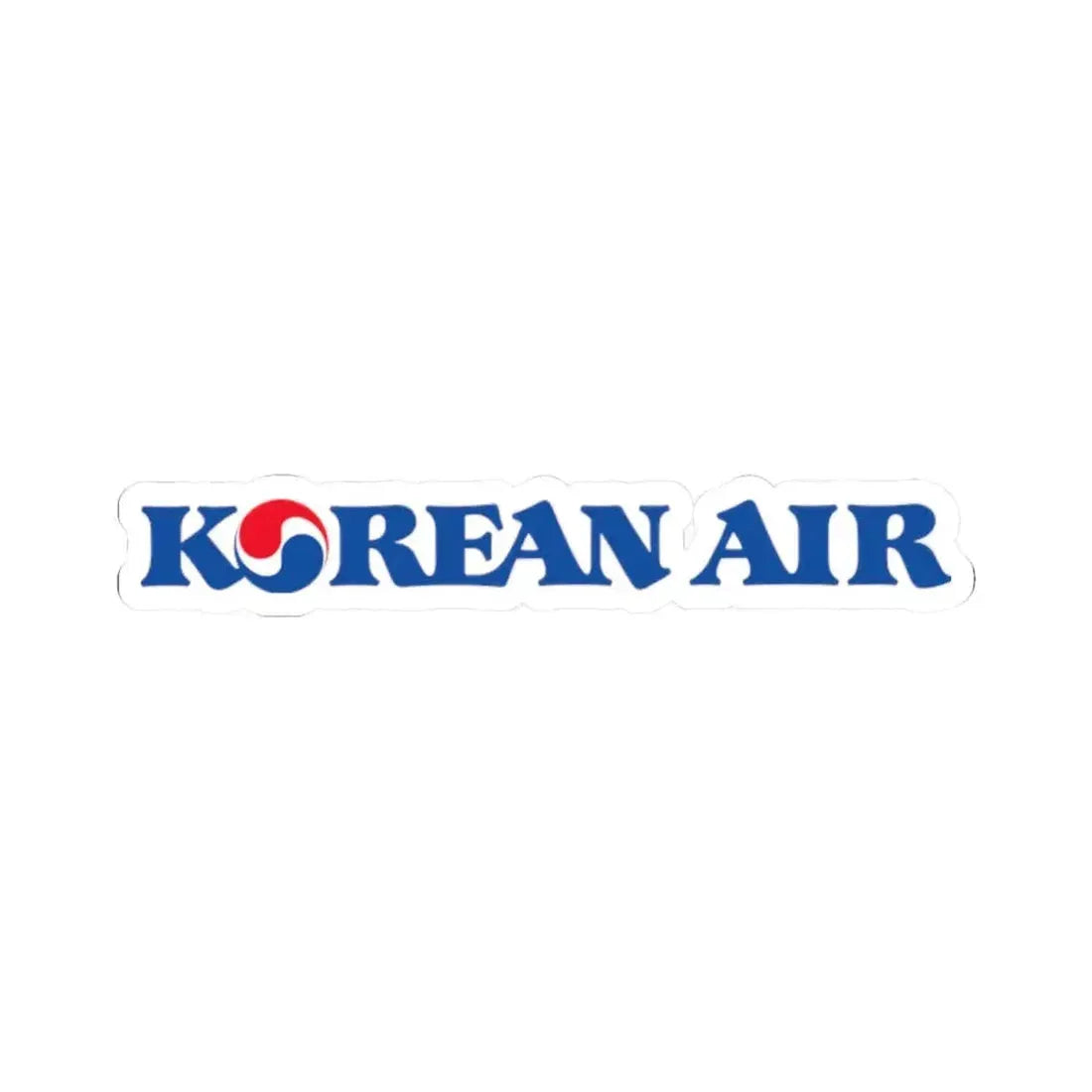 Korean Air Lines Co. Ltd. (Logo) STICKER Vinyl Kiss-Cut Decal 2 Inch White - The Sticker Space