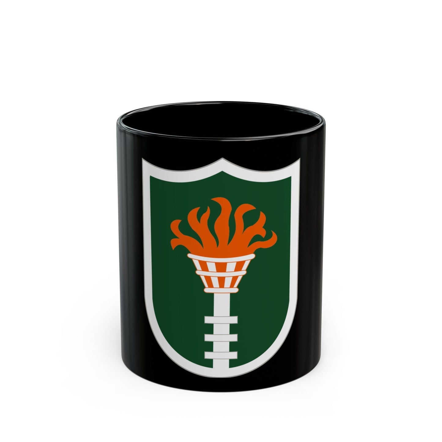 Korean Communications Zone (U.S. Army) Black Coffee Mug-11oz-The Sticker Space