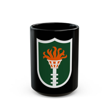 Korean Communications Zone (U.S. Army) Black Coffee Mug-15oz-The Sticker Space