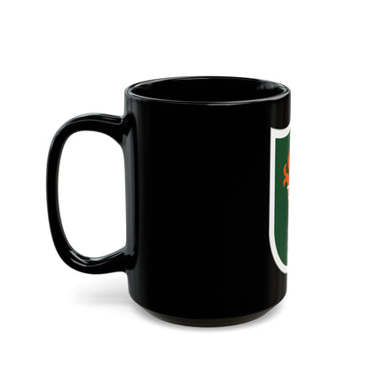 Korean Communications Zone (U.S. Army) Black Coffee Mug-The Sticker Space