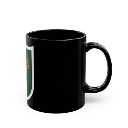 Korean Communications Zone (U.S. Army) Black Coffee Mug-The Sticker Space