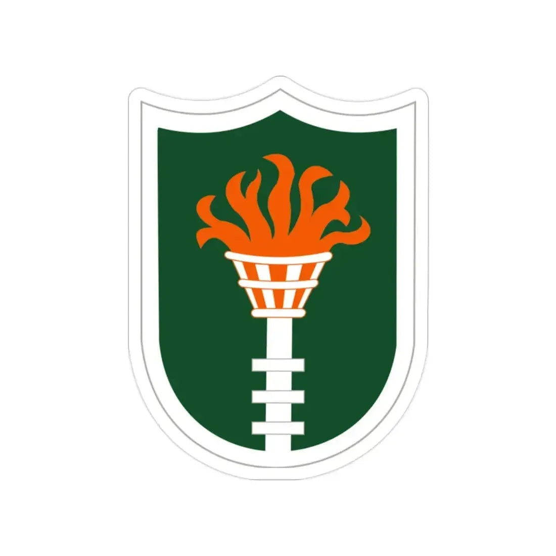 Korean Communications Zone (U.S. Army) Transparent STICKER Die-Cut Vinyl Decal 2 Inch - The Sticker Space