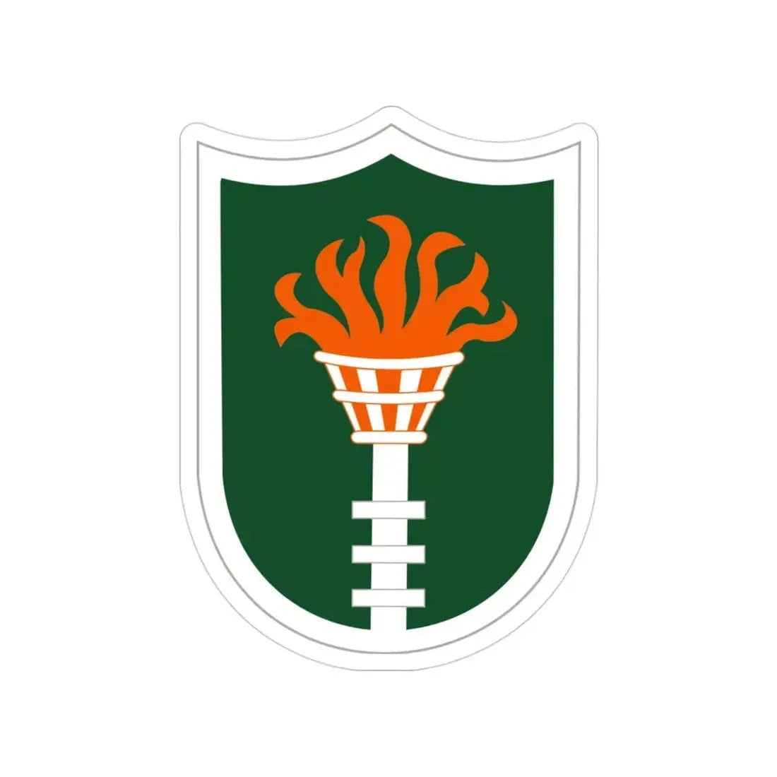 Korean Communications Zone (U.S. Army) Transparent STICKER Die-Cut Vinyl Decal 3 Inch - The Sticker Space