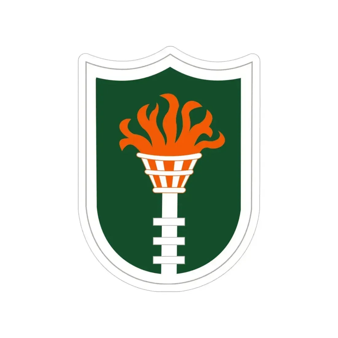 Korean Communications Zone (U.S. Army) Transparent STICKER Die-Cut Vinyl Decal 5 Inch - The Sticker Space
